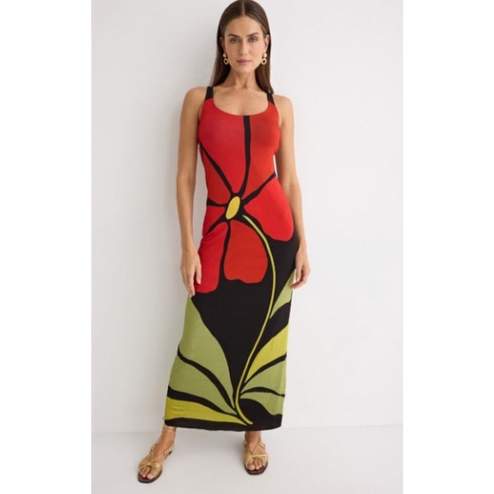 CALA de la CRUZ Solange Floral Dress